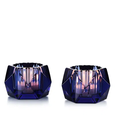 Baccarat Louxor Votive, Set Of 2 In Blue