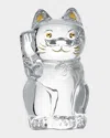 Baccarat Maneki-neko Cat Collectible