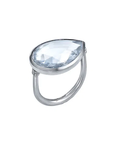 Baccarat Marie Helene De Taillac Silver Crystal Ring In Metallic