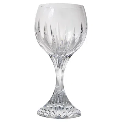 Pre-owned Baccarat "massena" Set Of 4 Wine Glasses In Gray