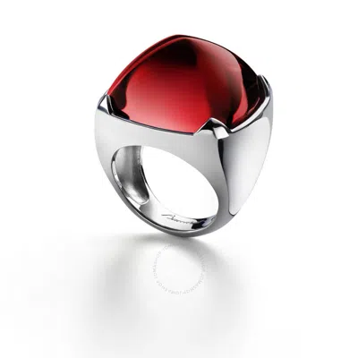Baccarat Medicis Sterling Silver In Red