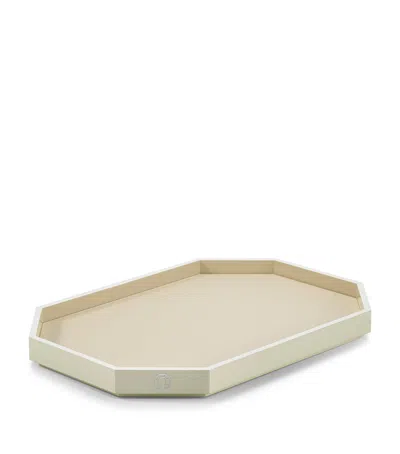 Baccarat Large Octagone Tray In Cream
