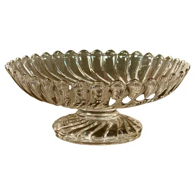 Pre-owned Baccarat Mid-century Crystal Cup By , France, Elegant Design, 1950s In Brown