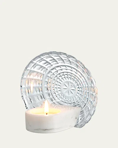 Baccarat New Antique Aura Candleholder In Clear