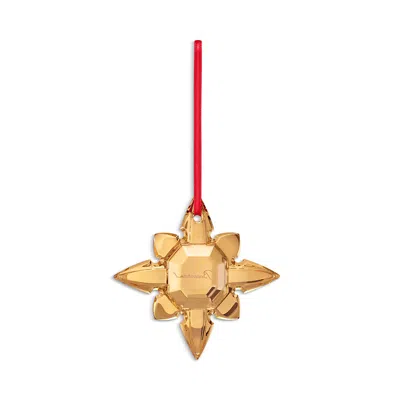 Baccarat Noel Ornament Octogone In Gold