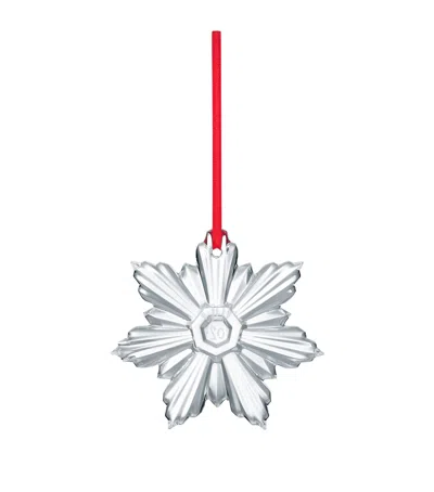 Baccarat Noël Annual Palmette Tree Decoration In Transparent