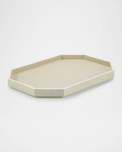 BACCARAT OCTAGON MEDIUM LACQUERED TRAY, 18"