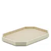 Baccarat Small Octagone Tray In Cream