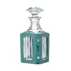 Baccarat Octogone Decanter Leather Case, Teal