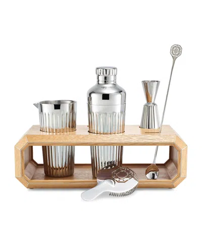 Baccarat Octogone Stand Bar Accessories In Silver