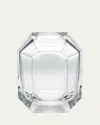 Baccarat Octogone Vase In Transparent