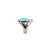 Baccarat Ring Medium Silver Clear Crystal Iridescent In Iridescent