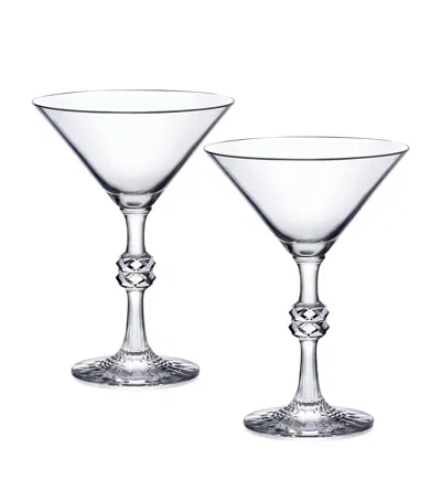 Baccarat Set Of 2 Jcb Passion Martini Glasses In Transparent