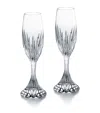 Baccarat Set Of 2 Massena Flutes