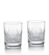 Baccarat Set Of 2 Nancy Tumblers In Multi