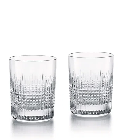 Baccarat Set Of 2 Nancy Tumblers In Multi