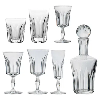 Pre-owned Baccarat Set Of 36 Exquise  Polignac Crystal Pieces, France, 1950 In Gray