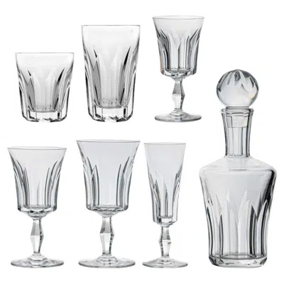 Pre-owned Baccarat Set Of 36 Exquise  Polignac Crystal Pieces, France, 1950 In Gray
