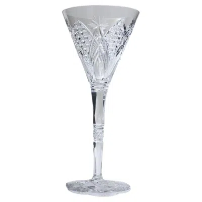 Pre-owned Baccarat Set Of 4  Hand Blown Elbeuf Cut Crystal Liquor Glasses In Gray