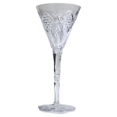 Pre-owned Baccarat Set Of 6  Hand Blown Elbeuf Cut Crystal Liquor Glasses In Gray