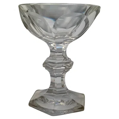 Pre-owned Baccarat Set Of Six  Harcourt 1841 Champagne Coupes In Gray