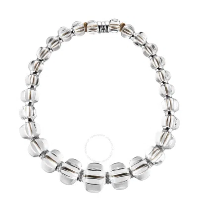 BACCARAT BACCARAT SHERAZADE CRYSTAL & DIAMOND NECKLACE IN 18K WHITE GOLD