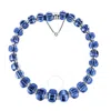Baccarat Sherazade Sapphire Blue Necklace In Blue