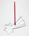 BACCARAT SHOOTING STAR CRYSTAL CHRISTMAS ORNAMENT