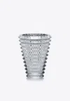 Baccarat Small Crystal Eye Vase In Clear