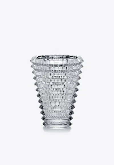 Baccarat Small Crystal Eye Vase In Clear