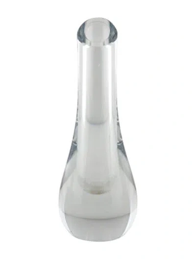 Pre-owned Baccarat Small Crystal Vase In Transparent