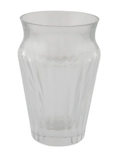 Pre-owned Baccarat Small Crystal Vase In Transparent