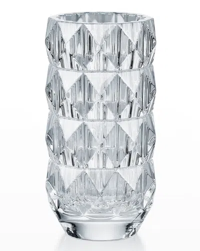 Baccarat Small Louxor Round Vase In Transparent