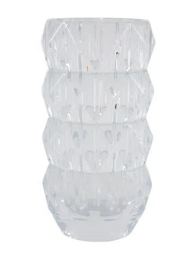 Pre-owned Baccarat Small Louxor Vase In Clear