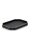 Baccarat Small Octagone Tray In Black
