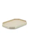 Baccarat Small Octagone Tray In Cream