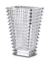 Baccarat Small Rectangular Eye Vase In Clear