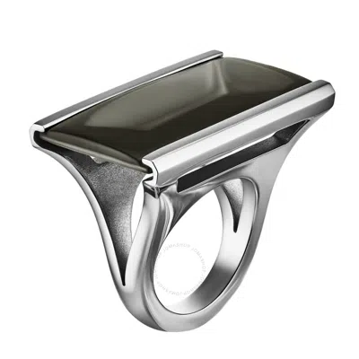 Baccarat So Insomnight Crystal Ring 2607618 In Silver Tone