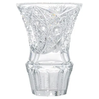Pre-owned Baccarat Structured Exquisite Clear Crystal Vase, France