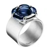 BACCARAT BACCARAT WOMEN'S B FLOWER SILVER CRYSTAL RING 2803711