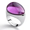 Baccarat Women's Galea Sterling Silver Fuchsia Crystal Ring 2805622 In Silver-tone