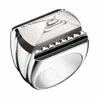 BACCARAT BACCARAT WOMEN'S LOUXOR STERLING SILVER GRAY CRYSTAL RING 2808037