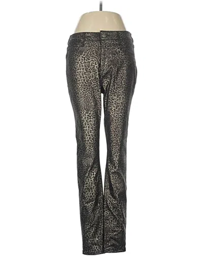 Pre-owned Baccini Casual Pants In Gold