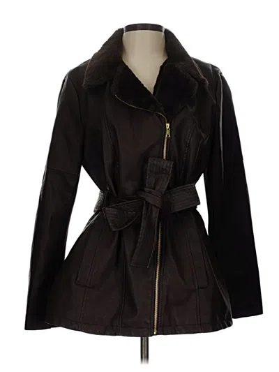 Pre-owned Baccini Coat In Black