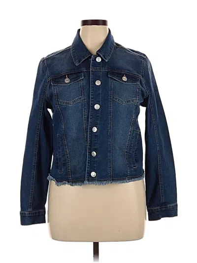 Pre-owned Baccini Denim Jacket In Blue