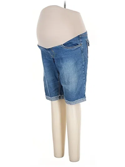 Pre-owned Baccini Denim Shorts In Blue