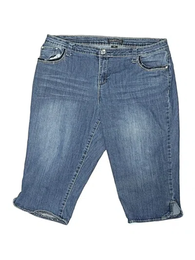 Pre-owned Baccini Denim Shorts In Blue