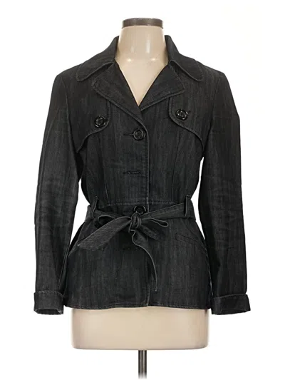 Pre-owned Baccini Jacket In Gray