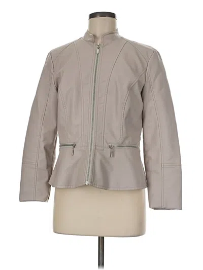 Pre-owned Baccini Jacket In Gray
