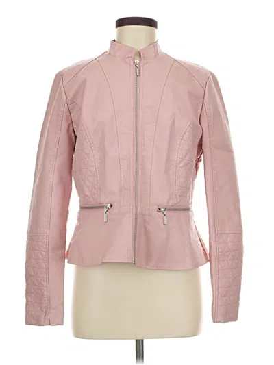 Pre-owned Baccini Jacket In Pink